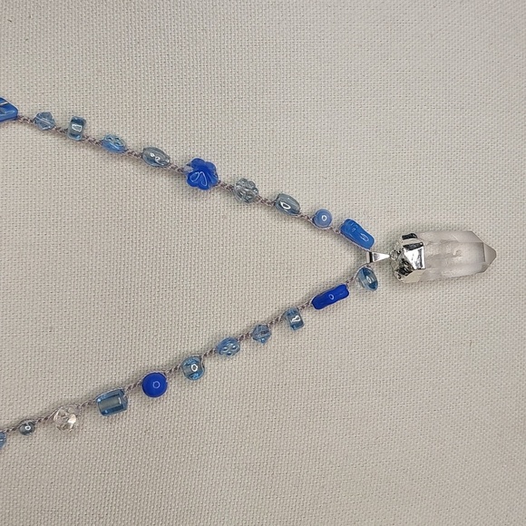 Quartz Crystal Necklace Handcrafted by Rust Belt Raised - Picture 15 of 16